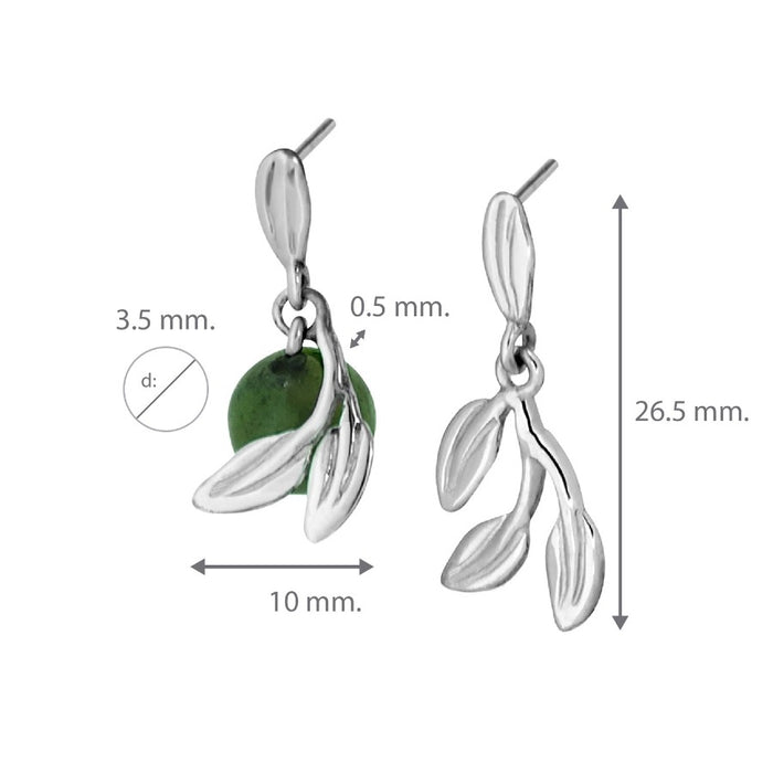 OLIVE BOUQUET EARRINGS